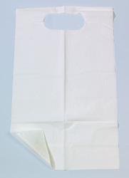Tidi® Slipover Adult Economy Bib, 18 X 30 In., White, Sold As 150/Case Tidi 920462