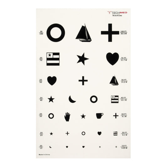 Mckesson Eye Test Chart, Sold As 1/Each Mckesson 3063