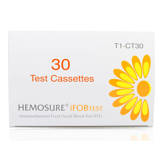 Hemosure Test Cassette For Hemosure® Ifobt Test Kit, Sold As 30/Box Hemosure T1-Ct30