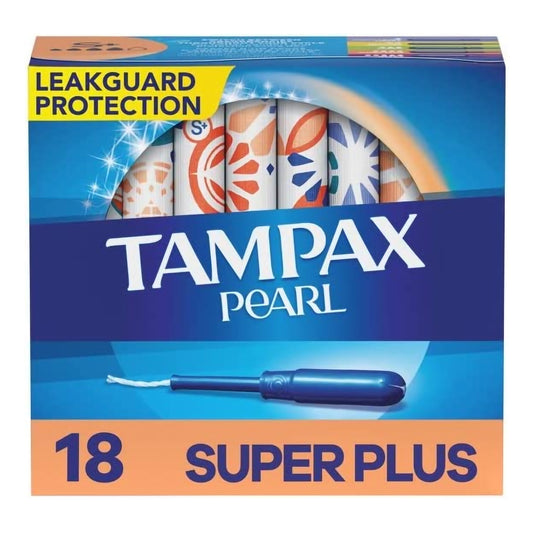 Tampax Pearl Super Plus, 18 Ct., Sold As 18/Box Procter 07301047905