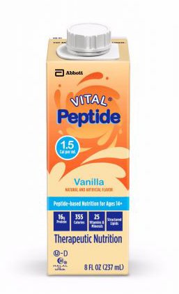 Vital® Peptide 1.5 Vanilla Therapeutic Nutrition, 8 Oz. Carton, Sold As 1/Each Abbott 66236