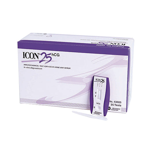 Icon® 25 Hcg Pregnancy Fertility Reproductive Health Test Kit, Sold As 100/Case Hemocue 43025A