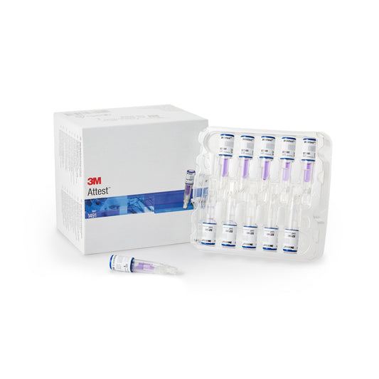 3M Attest™ Rapid Readout Sterilization Biological Indicator Vial, Sold As 50/Box 3M 1491