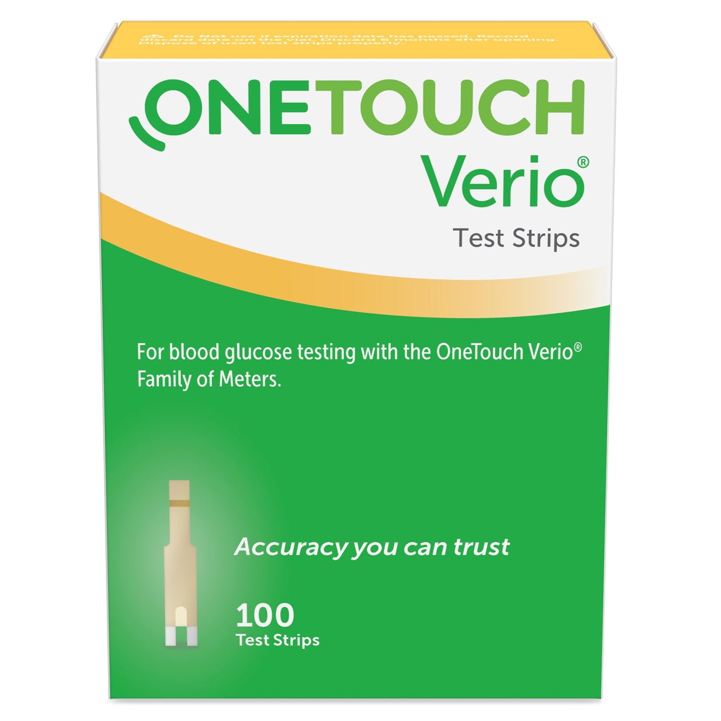 Onetouch Verio® Test Strips, Sold As 2400/Case Lifescan 022898