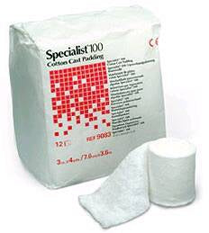 Specialist® 100 White Cotton Undercast Cast Padding, 4 Inch X 4 Yard, Sold As 1/Each Bsn 9084