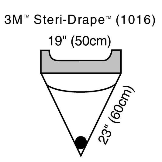 3M™ Steri-Drape™ Irrigation Pouch Surgical Drape, 19 W X 23 L Inch, Sold As 10/Box 3M 1016