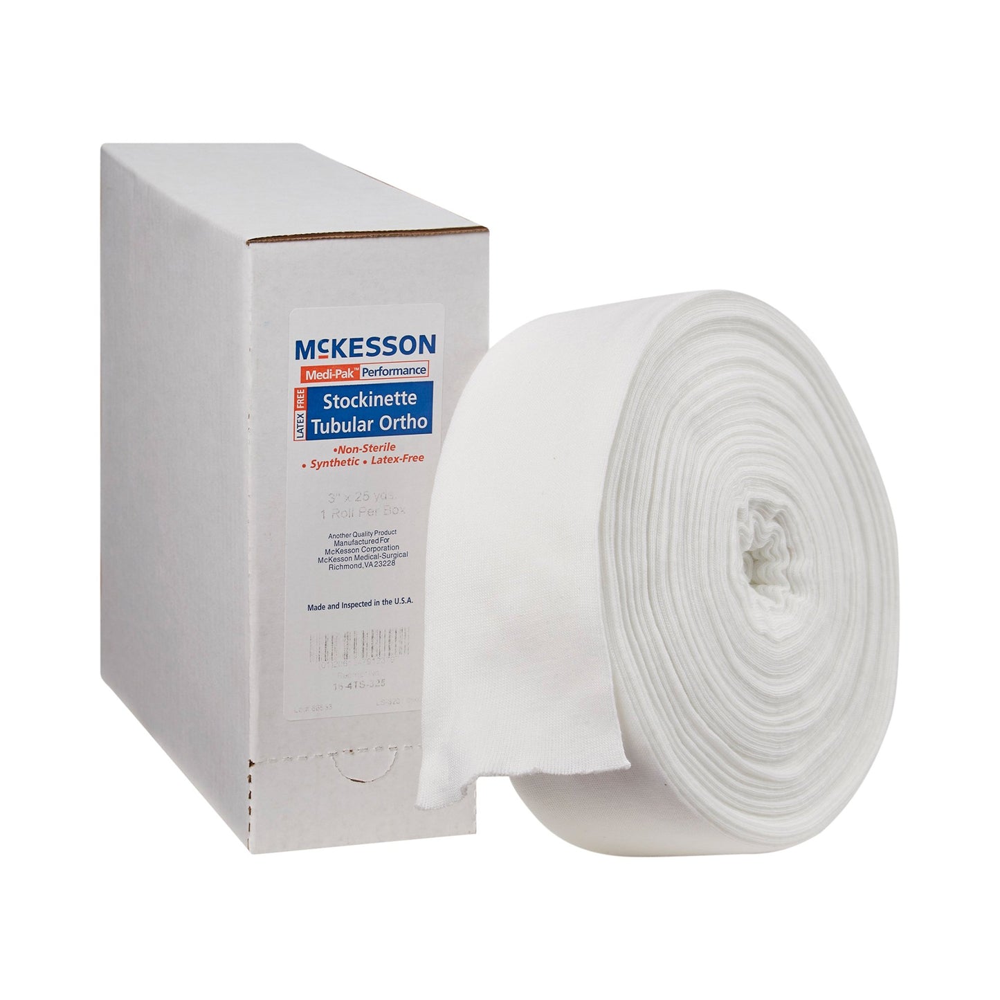Mckesson White Polyester Tubular Stockinette, 3 Inch X 25 Yard, Sold As 1/Roll Mckesson 16-4Ts-325