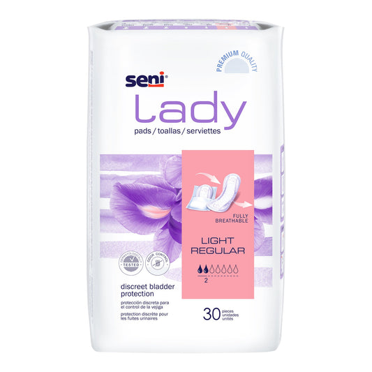 Seni® Lady Light Pads, Regular, Sold As 30/Pack Tzmo S-2P30-Ps1