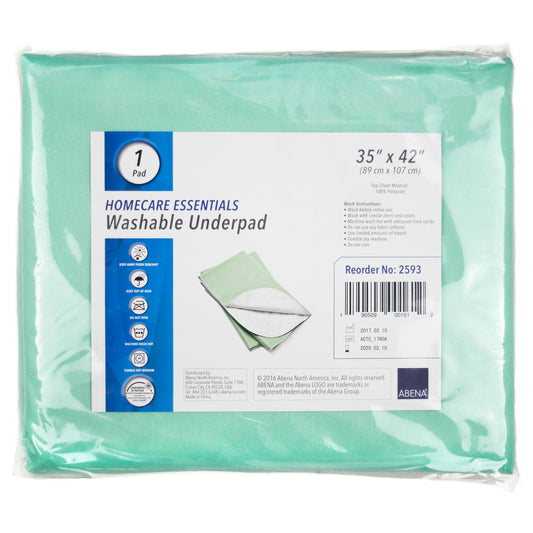 Abena® Homecare Essentials Washable Underpad, 35 X 42 Inch, Sold As 1/Each Abena 2593