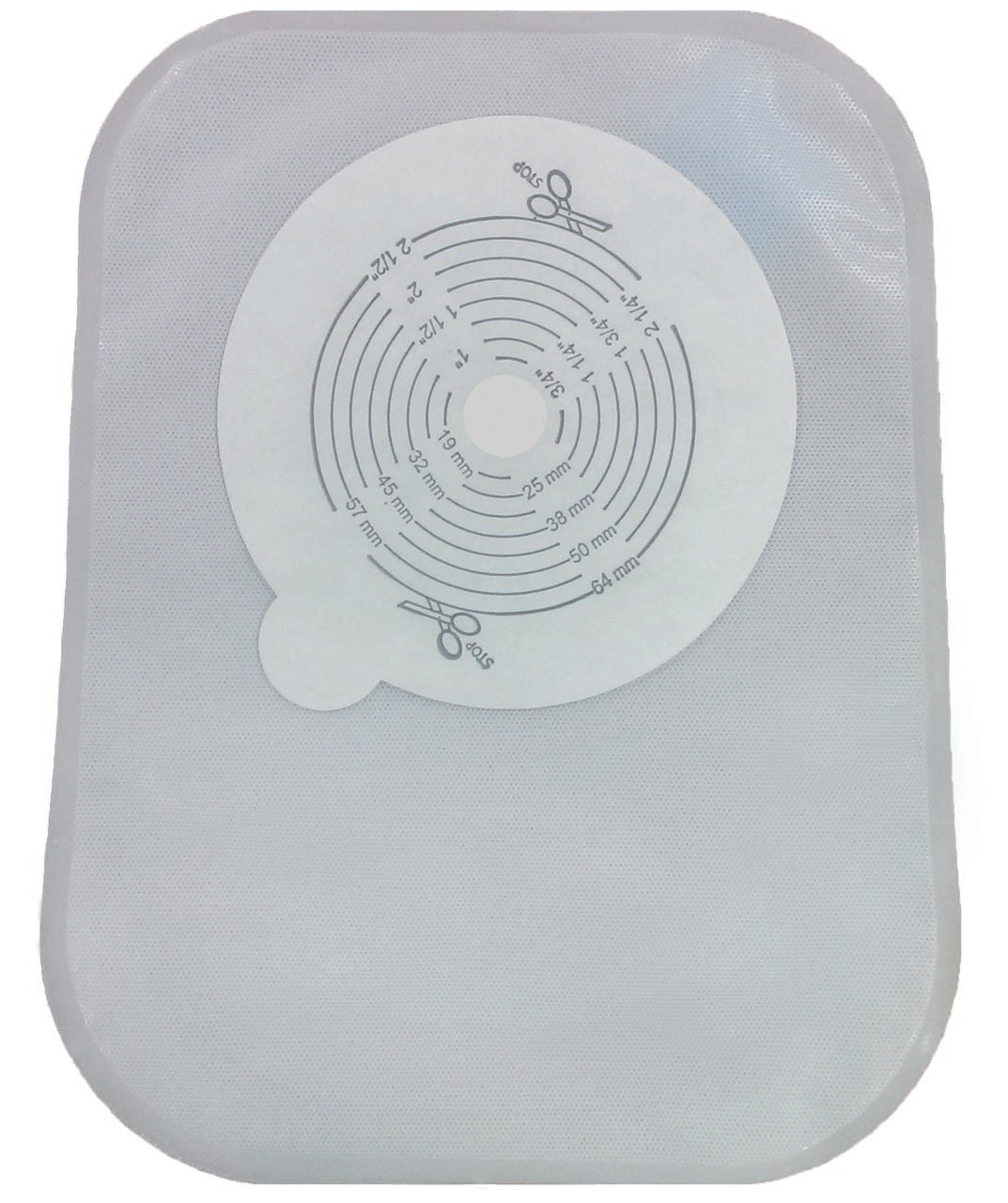 Securi-T™ One-Piece Closed End Transparent Filtered Ostomy Pouch, 8 Inch Length, 1/2 To 2½ Inch Stoma, Sold As 30/Box Securi-T 7608002
