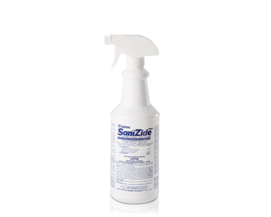 Disinfectant, Sanizide + 32Oz (6/Cs), Sold As 1/Each Safetec 34810
