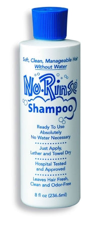 No-Rinse® Rinse-Free Shampoo, 8 Oz. Bottle, Sold As 1/Each Cleanlife 07524400100