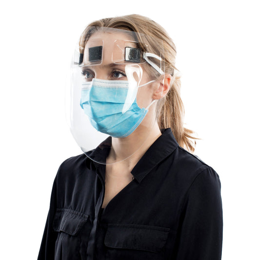 Wraparound Face Shield Better Shield™ One Size Fits Most Full Length Ventilated Reusable Nonsterile, Sold As 1/Box Southmedic Mxfs-25