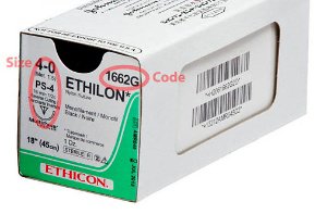 Ethilon™ Suture With Needle, Sold As 12/Dozen J 1662G