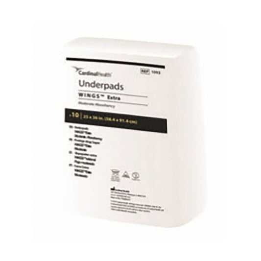 Simplicity Basic Underpad, Disposable, Light Absorbency, 23 X 36 Inch, Sold As 10/Bag Cardinal 7176