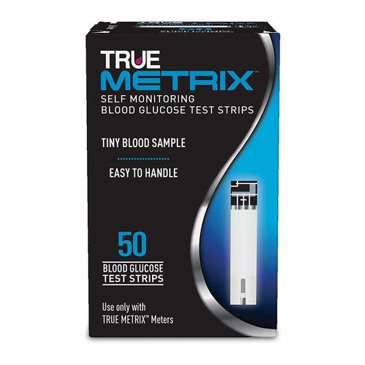 Truemetrix® Blood Glucose Test Strip, Sold As 50/Box Nipro R3H01-350