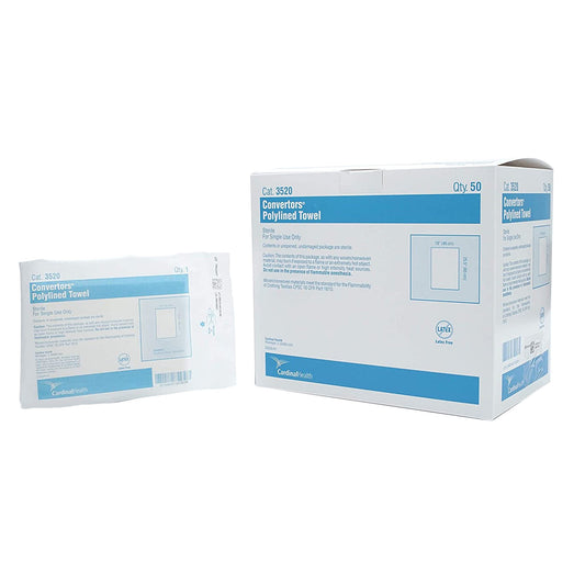 Best Value™ Sterile White O.R. Towel, 17 X 22 Inch, Sold As 50/Box Cardinal 3520