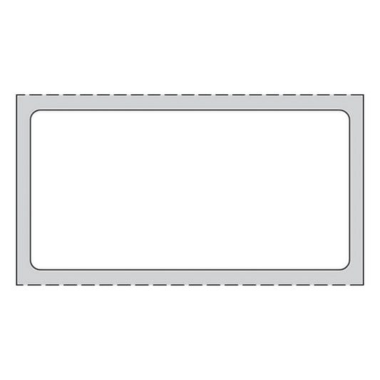 Pdc® White Blank Thermal Label, 1 X 2 Inch, Sold As 10400/Case Precision Thermd16