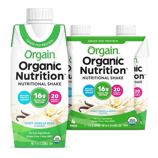 Orgain® Organic Nutrition™ Vanilla Nutritional Shake, 11-Ounce Carton, Sold As 12/Case Orgain 860547000006