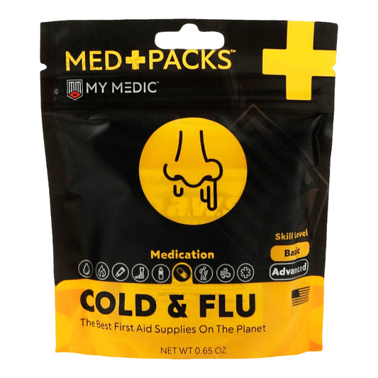 Med Packs™ Cold & Flu First Aid Kit, Sold As 1/Each Mymedic Mm-Kit-S-Md-Pk-Cold-Flu-Ea