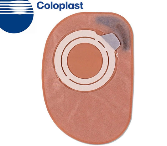 Assura® Two-Piece Closed End Opaque Colostomy Pouch, 8½ Inch Length, Maxi , 2-1/8 Inch Flange, Sold As 30/Box Coloplast 12386