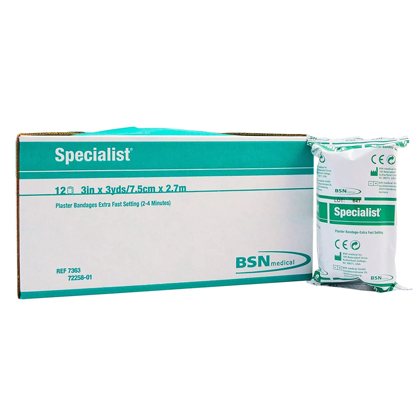 Specialist® Plaster Bandage, 3 Inch X 3 Yard, Sold As 72/Case Bsn 7363