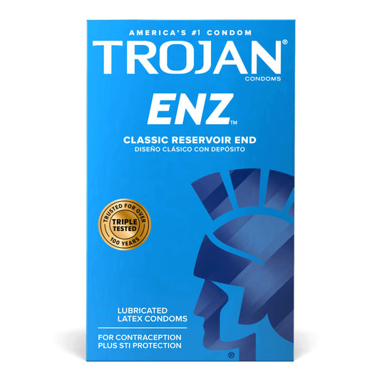 Trojan-Enz® Lubricated Latex Condom, Sold As 1000/Case Total Tj-E-0-3709
