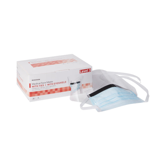 Mckesson Surgical Mask With Eye Shield, Sold As 1/Each Mckesson 91-1600