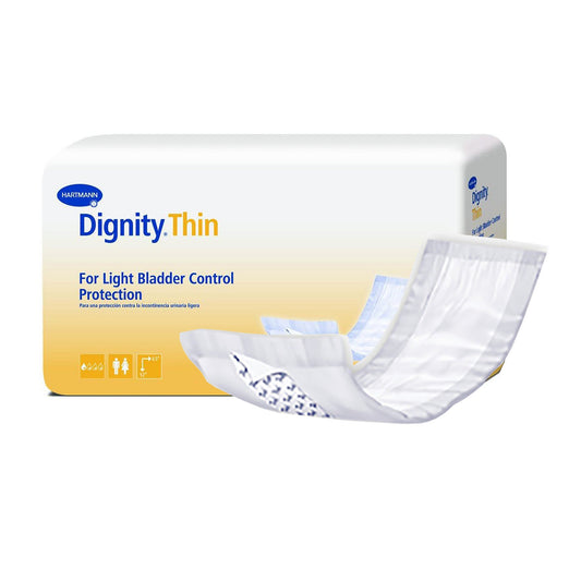 Hartmann Dignity Thin Incontinence Pads, Light Absorbency, Unisex, Sold As 180/Case Hartmann 30054-180