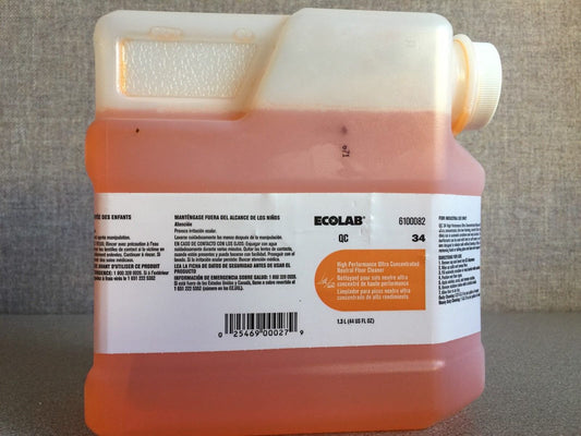 Ecolab® 1:128 Floor Cleaner Liquid 1.3 Liter, Sold As 2/Case Ecolab 6100082