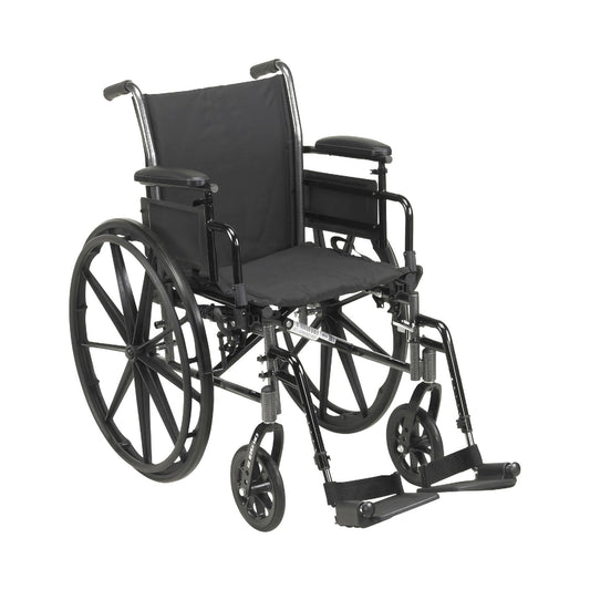 Mckesson Manual Lightweight Wheelchair, 18 Inch Seat Width, Sold As 1/Each Mckesson 146-K318Adda-Sf