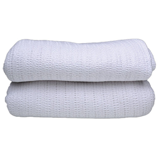Mckesson Cotton Thermal Blanket, 66 X 90 Inch, Sold As 12/Case Mckesson Wbs1001Q