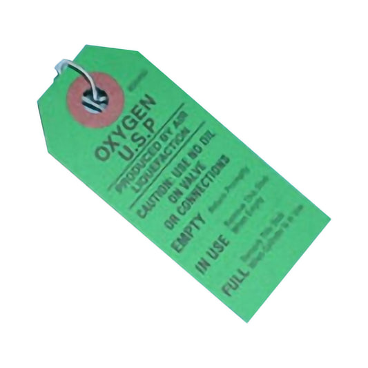 Mada Medical Products Oxygen Cylinder Tag, Sold As 1/Each Mada 900450