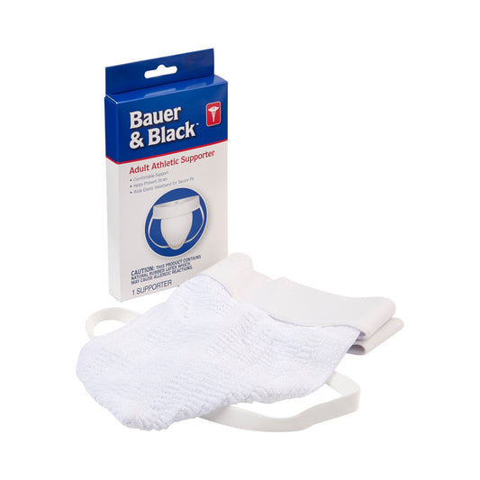 Bauer & Black Adult Athletic Supporter, Cotton, White, Reusable, Small, Sold As 1/Each 3M 202460