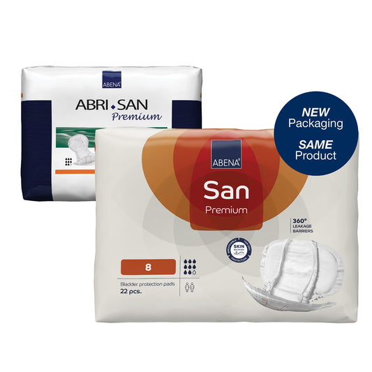Abri-San™ Premium 8 Incontinence Liner, 25-Inch Length, Sold As 84/Case Abena 9382