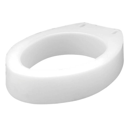 Carex Elongated Raised Toilet Seat, White, 3½ Inches, 300 Lbs. Capacity, Sold As 1/Each Apex-Carex Fgb30600 0000