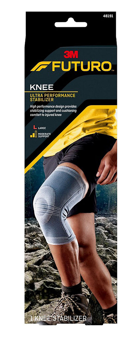 3M Futuro Knee Stabilizer, Pull-On, Left Or Right Knee, Large, 16 To 18 Inch Calf Circumference/ 18-1/2 To 20-1/2 Inch Thigh Circu, Sold As 12/Case 3M
