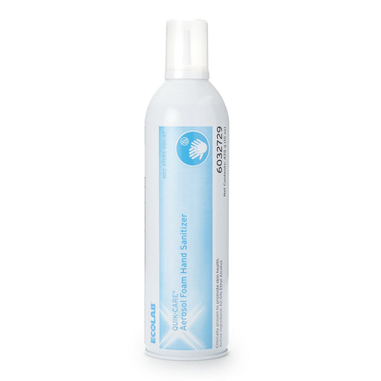 Quik-Care™ Foam Hand Sanitizer, 15 Oz. Aerosol Can, Sold As 1/Each Ecolab 6032729