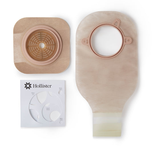 New Image™ Two-Piece Drainable Clear Ileostomy / Colostomy Kit, 12 Inch Length, 2¾ Inch Flange, Sold As 5/Box Hollister 19004