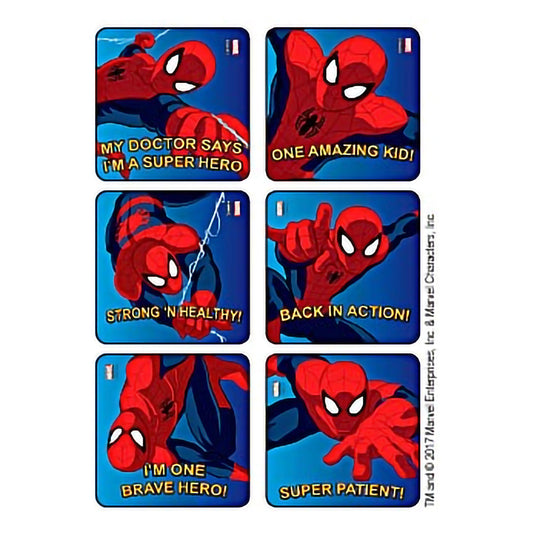Medibadge® Kls™ Spider-Man Strong N Healthy Stickers, Sold As 1/Roll Medibadge 2502