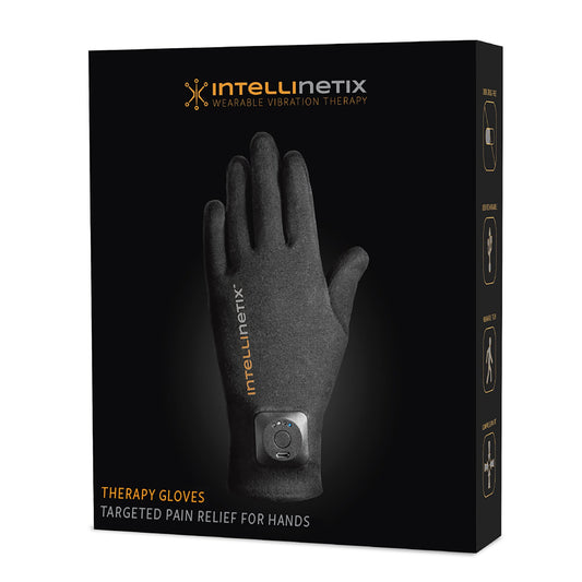 Intellinetix® Arthritis Vibrating Gloves, Small, Black, Sold As 1/Pair Brownmed 07230