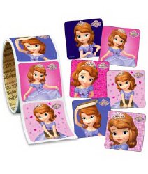 Sticker, Sofia The First 100/Rl Value Roll, Sold As 100/Roll Medibadge Vl133