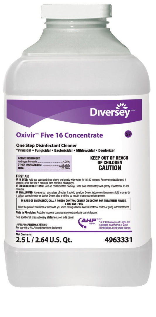 Oxivir® Five 16 Surface Disinfectant Cleaner, Sold As 1/Each Lagasse Dvs4963331