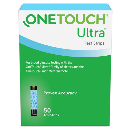 Onetouch® Ultra® Blue Blood Glucose Test Strip, Sold As 1200/Case Lifescan 022896