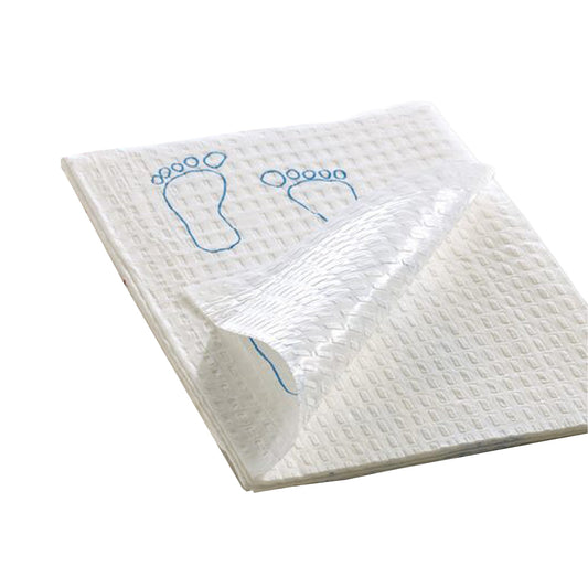 Footprint® Nonsterile Blue & White Procedure Towel, 13-1/2 X 18 Inch, Sold As 500/Case Graham 70191N