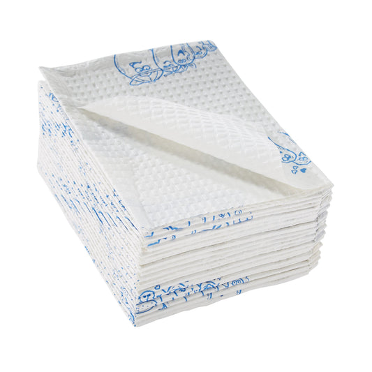 Mckesson Nonsterile White / Blue Cartoon Toes Procedure Towel, 13 X 18 Inch, Sold As 500/Case Mckesson 18-918189