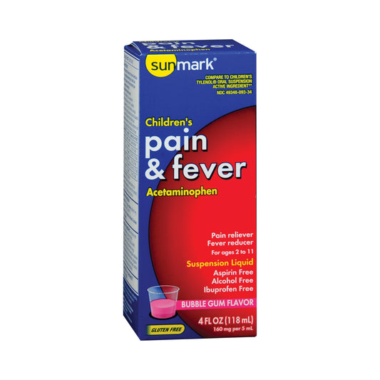Sunmark® Acetaminophen Children'S Pain Relief, Sold As 1/Bottle Mckesson 49348009334