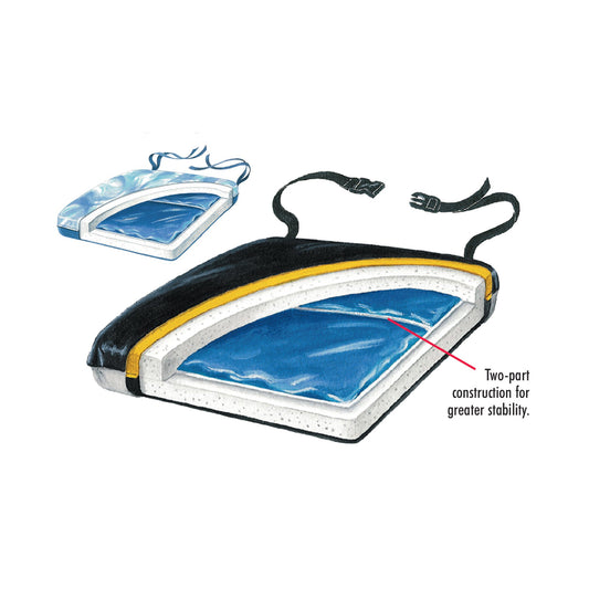 Skil-Care™ Econo-Gel Seat Cushion, Sold As 1/Each Skil-Care 751154