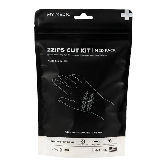 My Medic Med Packs Zzips First Aid Kit For Cuts, Lacerations In Portable Pouch, Sold As 1/Each Mymedic Mm-Spl-Md-Pk-Zzip-Cut-Ea