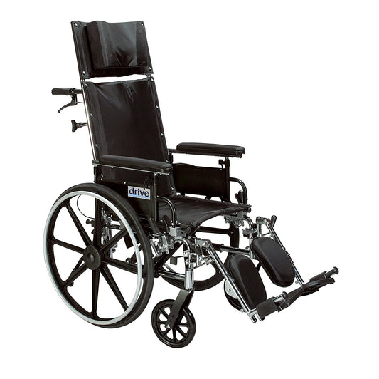 Drive™ Viper Plus Lightweight Wheelchair, 20-Inch Seat Width, Sold As 1/Each Drive Pla420Rbdda